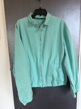 Polo by Ralph Lauren Tiffany Blue  Zip-Front Cotton jacket